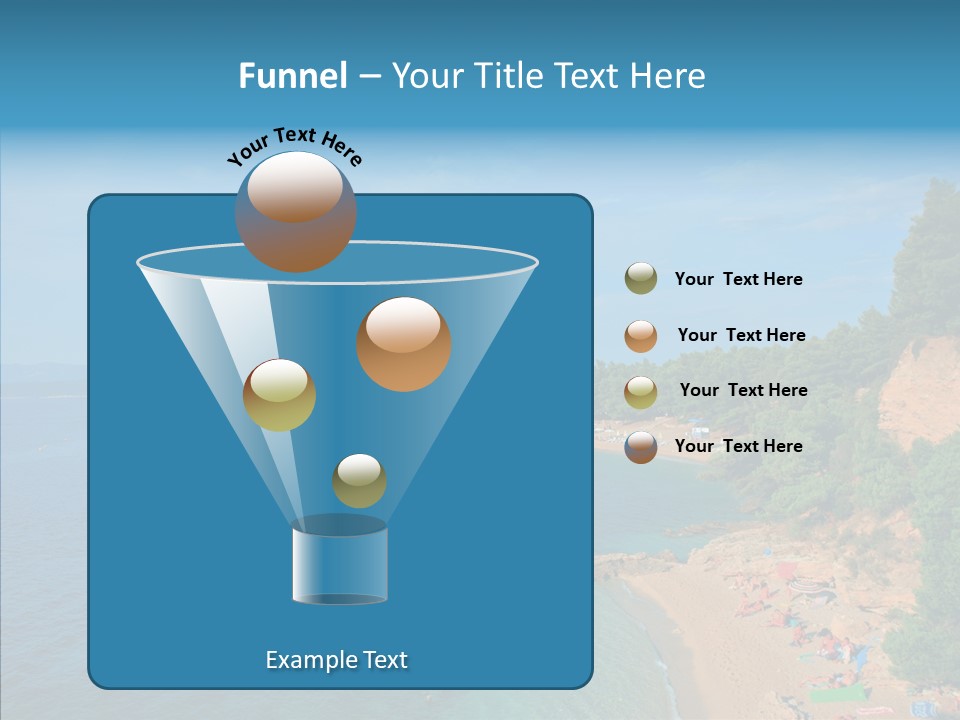 Beautiful Sandy Vegetation PowerPoint Template