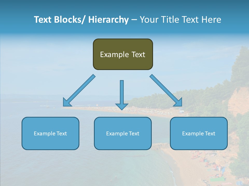 Beautiful Sandy Vegetation PowerPoint Template