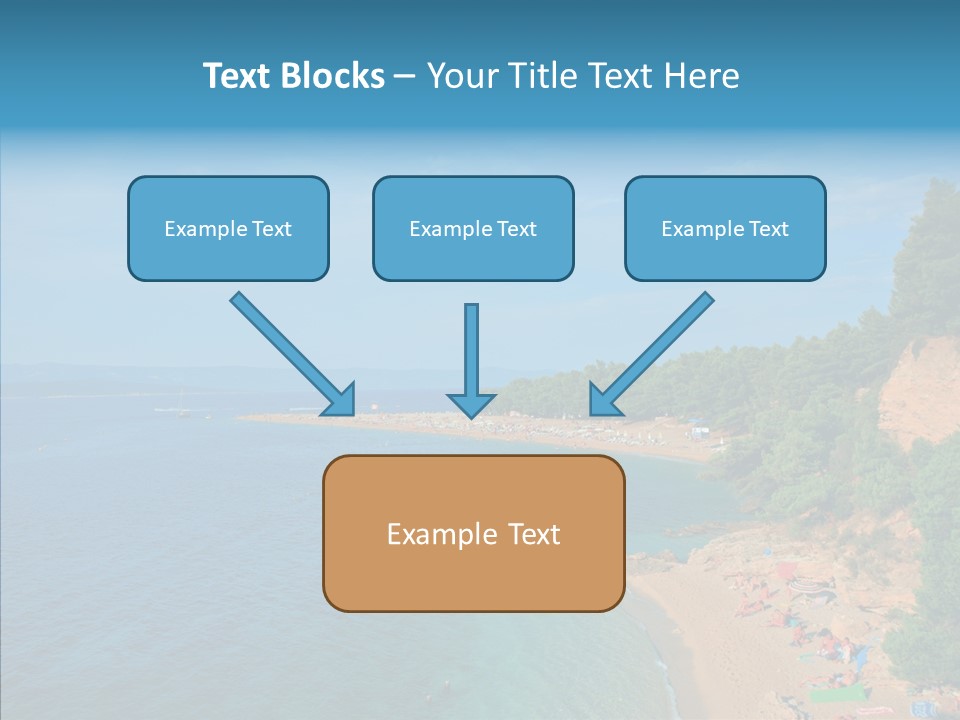 Beautiful Sandy Vegetation PowerPoint Template