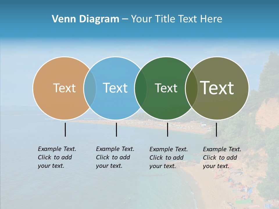 Beautiful Sandy Vegetation PowerPoint Template