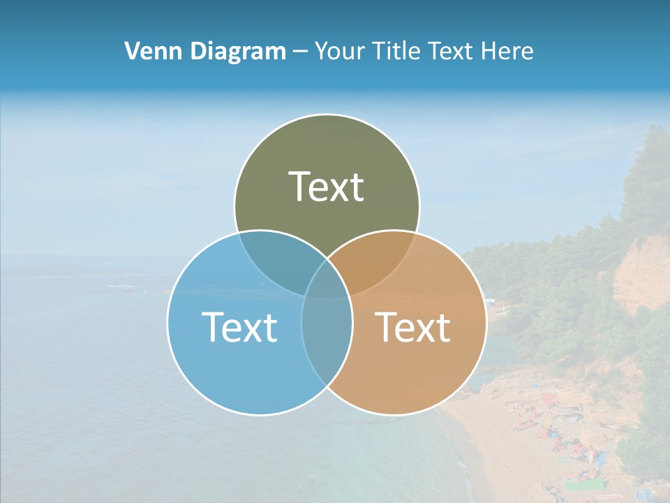 Beautiful Sandy Vegetation PowerPoint Template