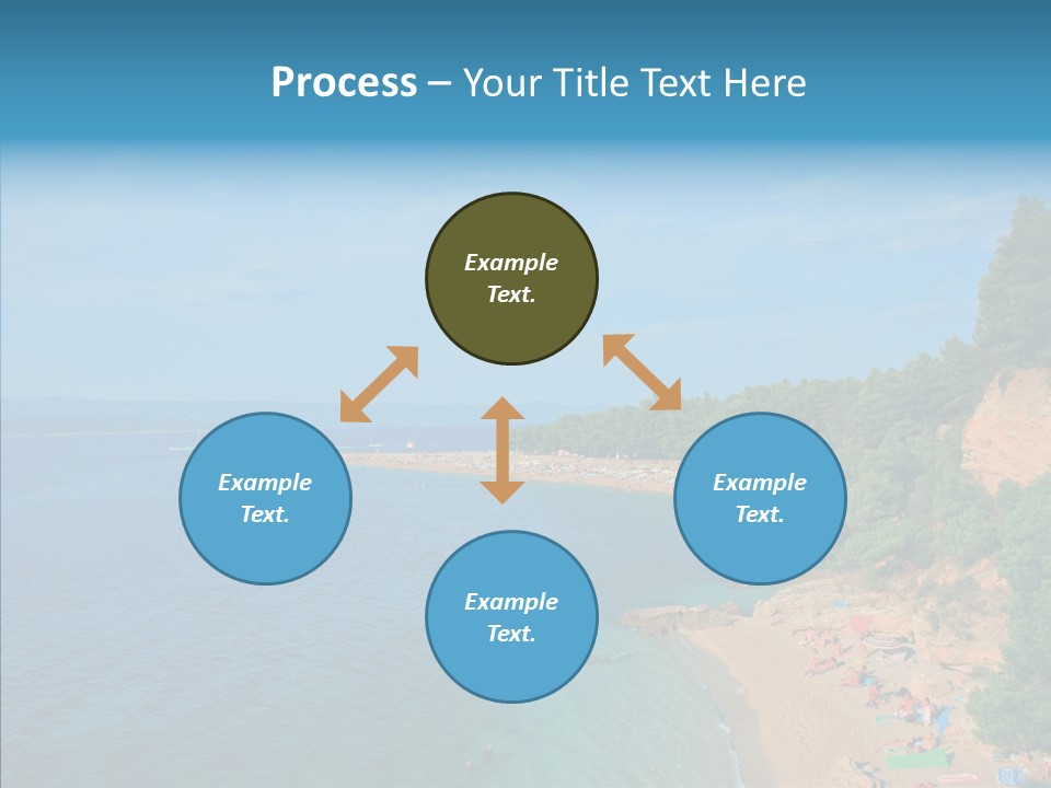 Beautiful Sandy Vegetation PowerPoint Template