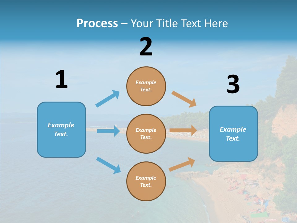 Beautiful Sandy Vegetation PowerPoint Template