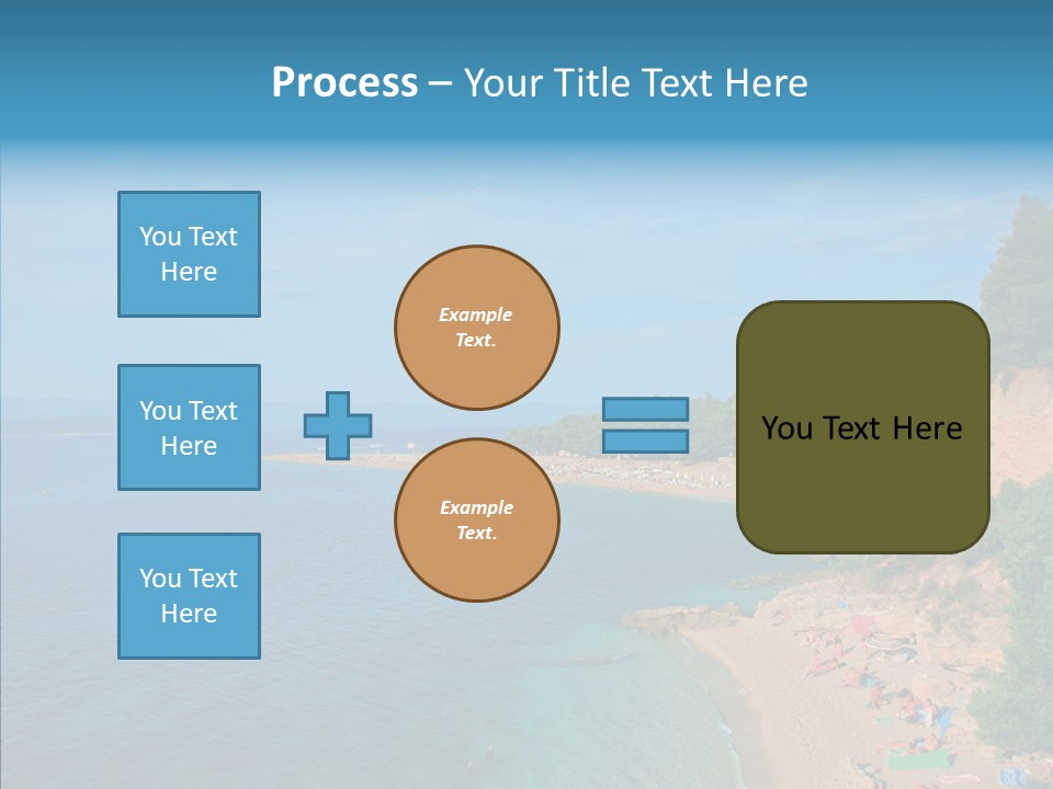 Beautiful Sandy Vegetation PowerPoint Template