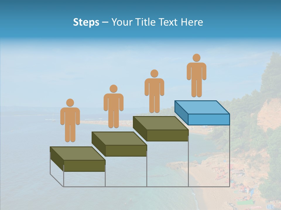 Beautiful Sandy Vegetation PowerPoint Template