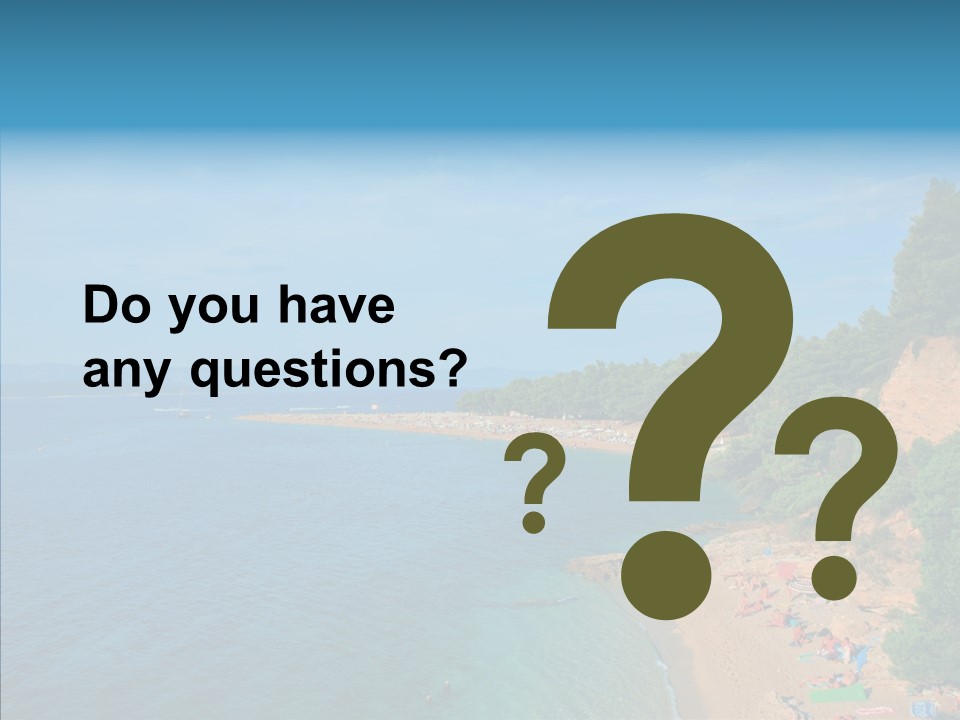 Beautiful Sandy Vegetation PowerPoint Template