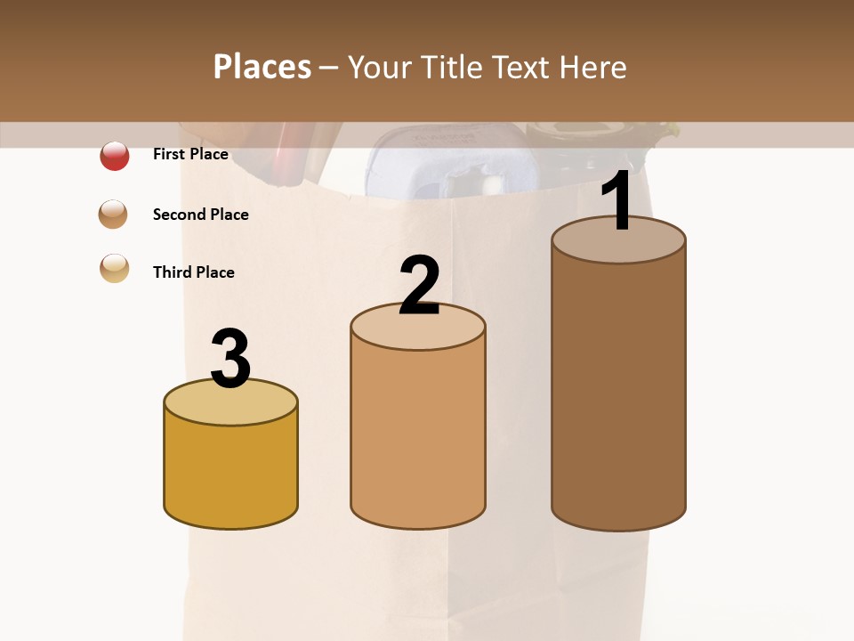 Sack Jar Food PowerPoint Template