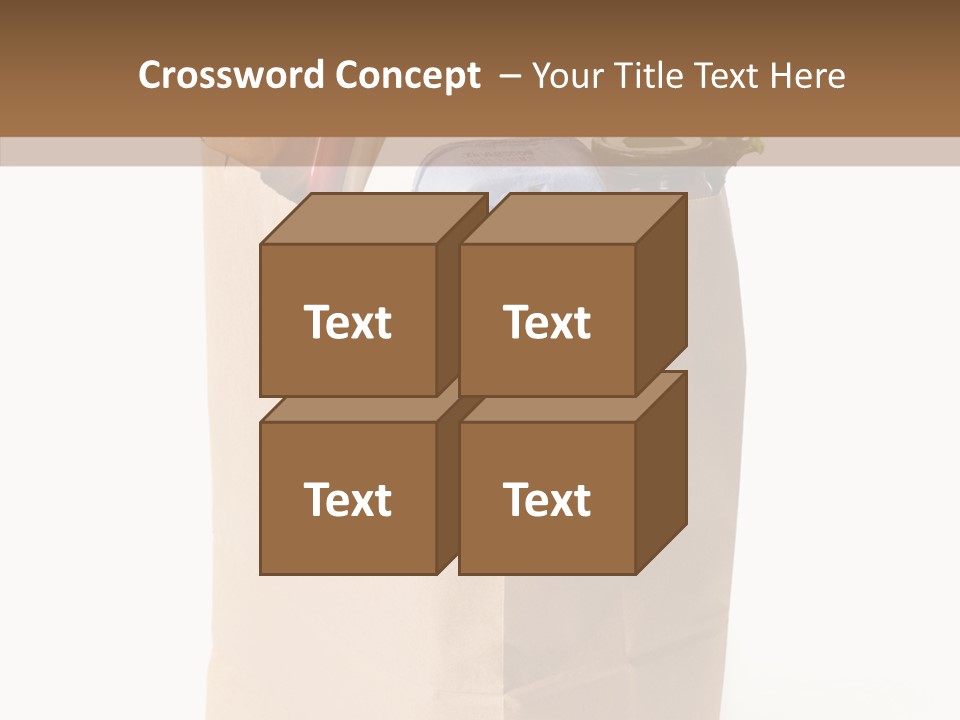 Sack Jar Food PowerPoint Template