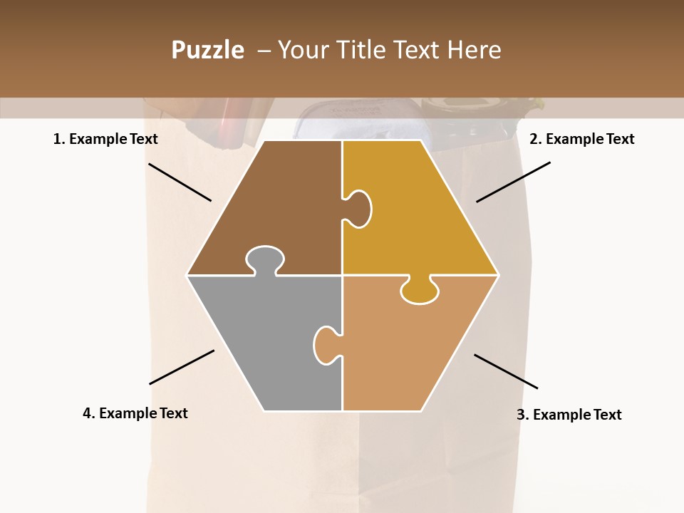 Sack Jar Food PowerPoint Template