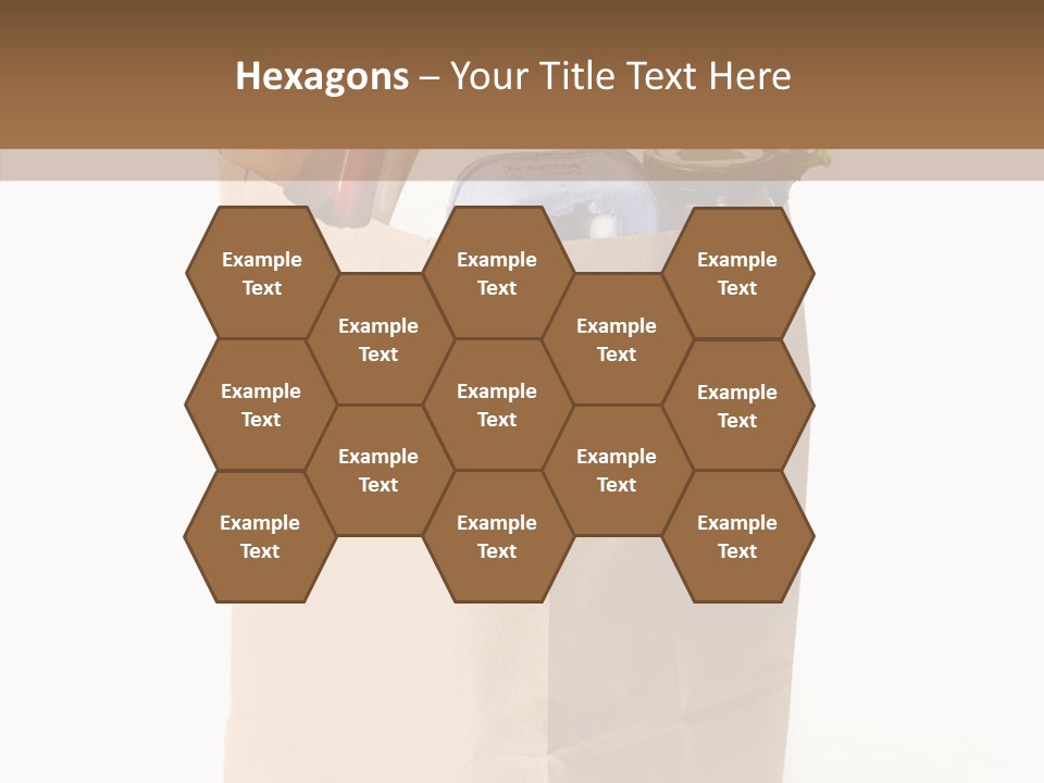 Sack Jar Food PowerPoint Template