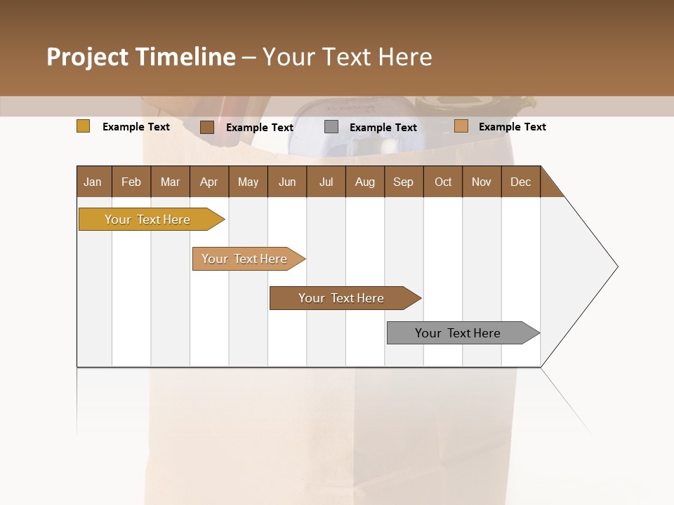 Sack Jar Food PowerPoint Template