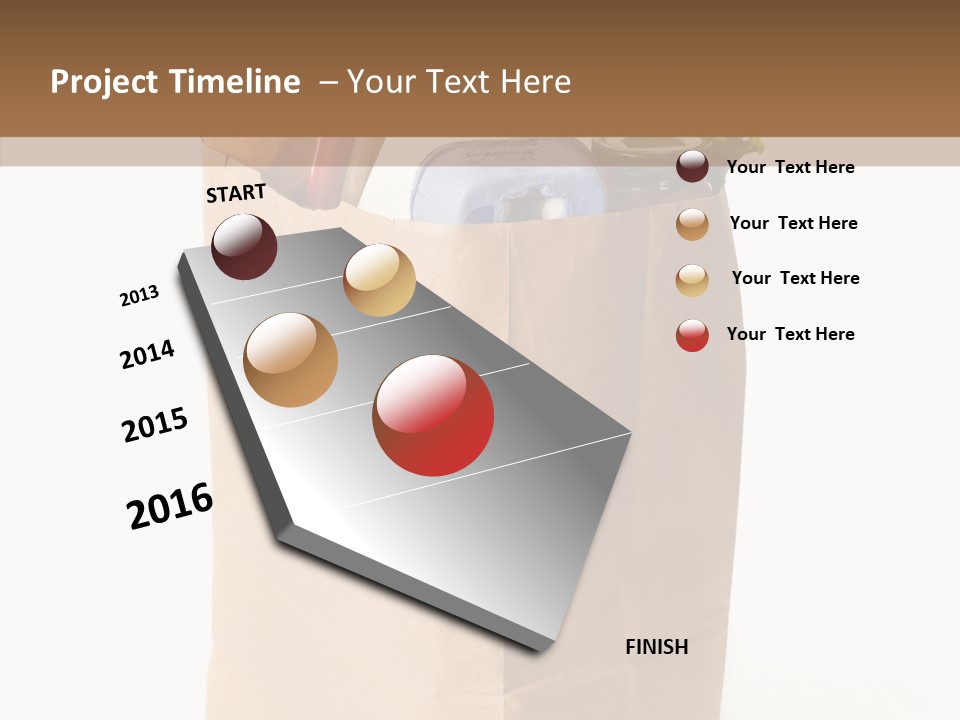 Sack Jar Food PowerPoint Template