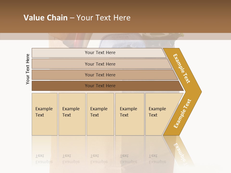 Sack Jar Food PowerPoint Template