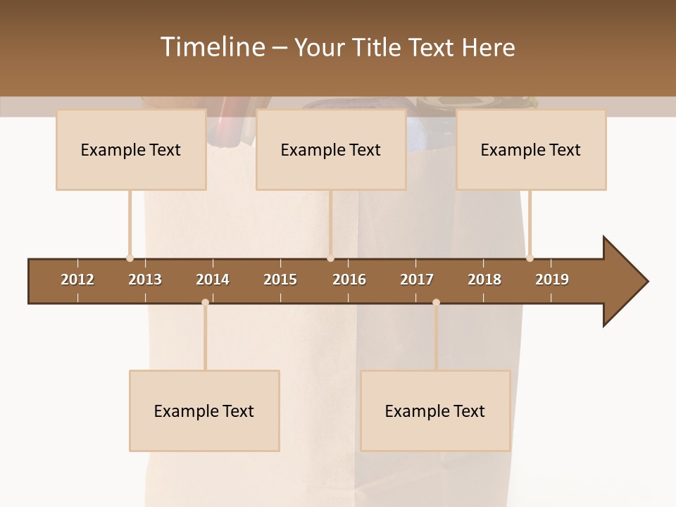 Sack Jar Food PowerPoint Template