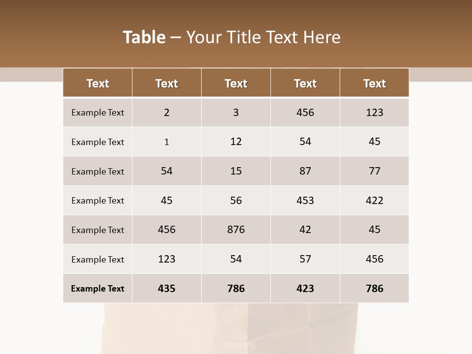Sack Jar Food PowerPoint Template