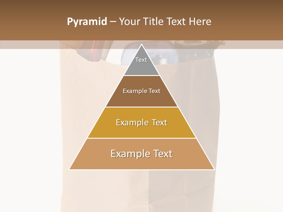 Sack Jar Food PowerPoint Template