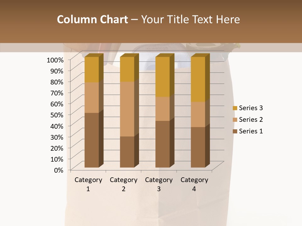 Sack Jar Food PowerPoint Template