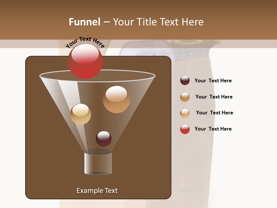 Sack Jar Food PowerPoint Template