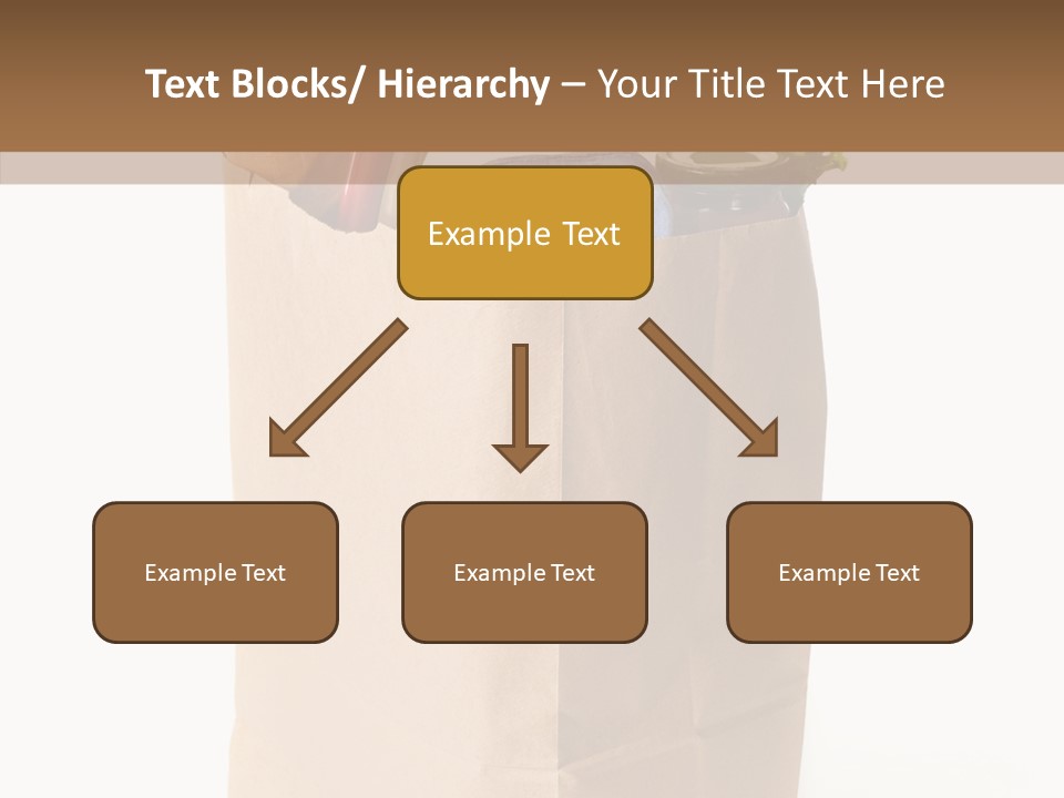 Sack Jar Food PowerPoint Template