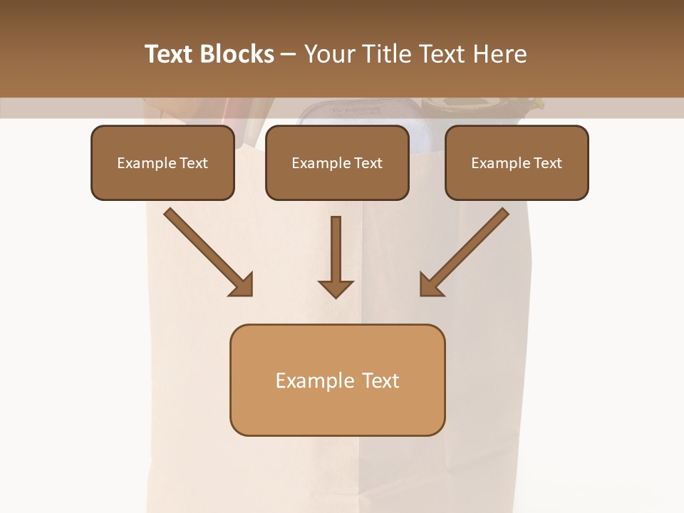 Sack Jar Food PowerPoint Template
