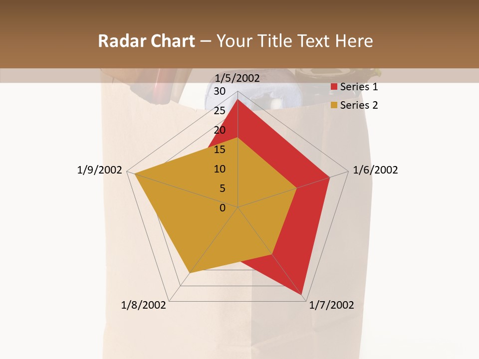 Sack Jar Food PowerPoint Template