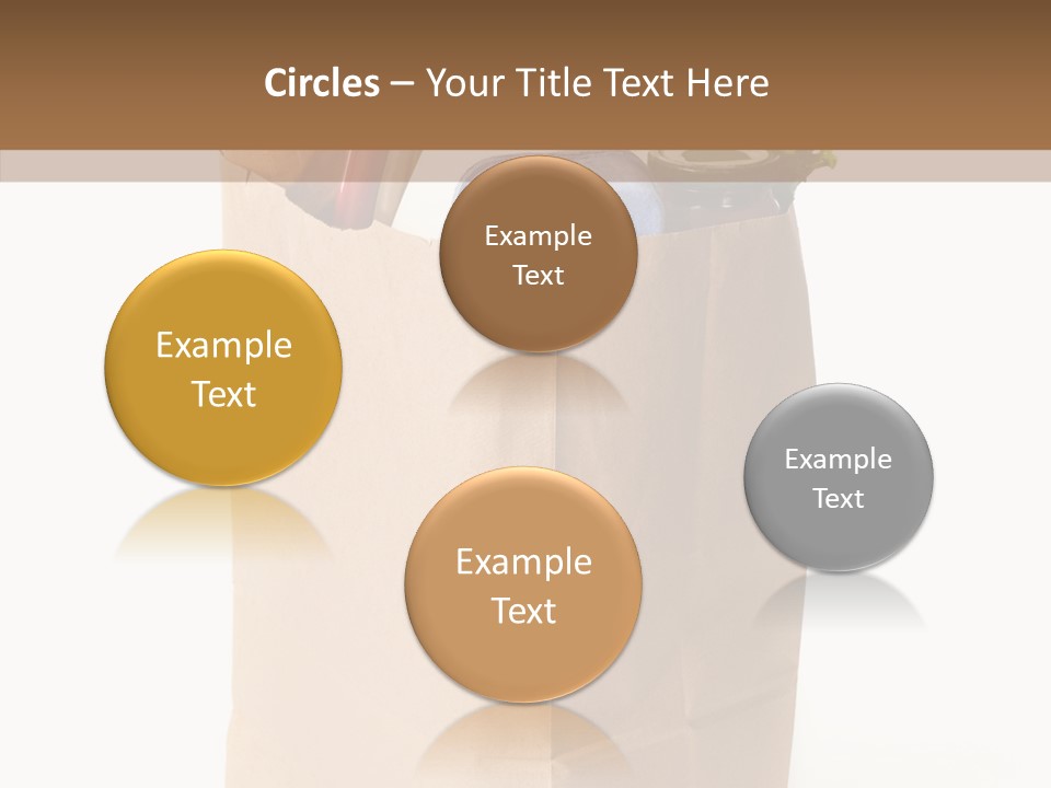 Sack Jar Food PowerPoint Template