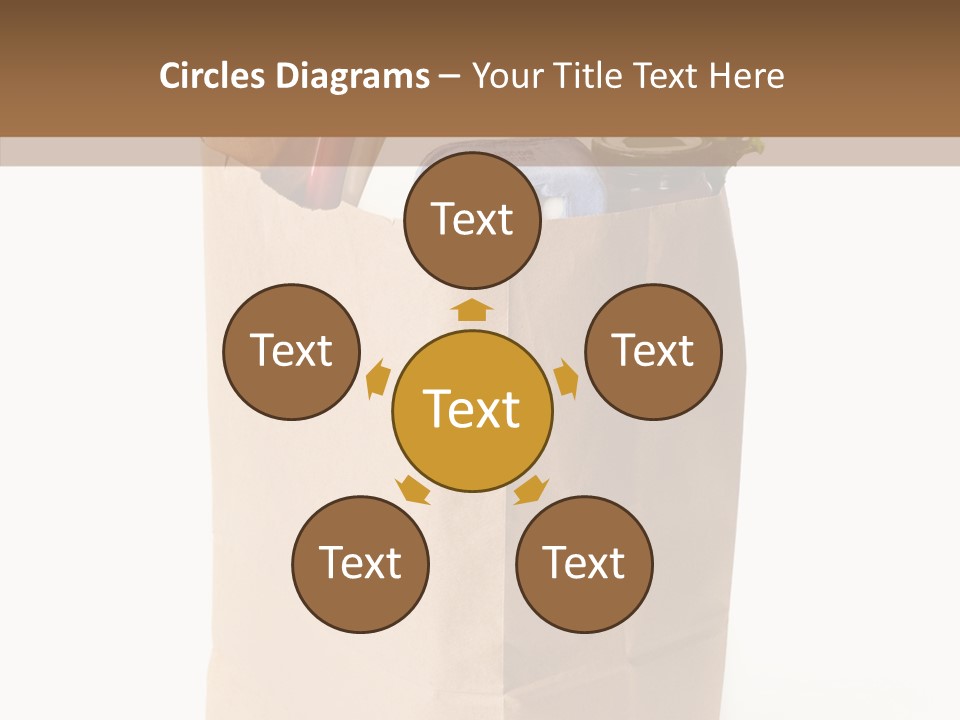 Sack Jar Food PowerPoint Template