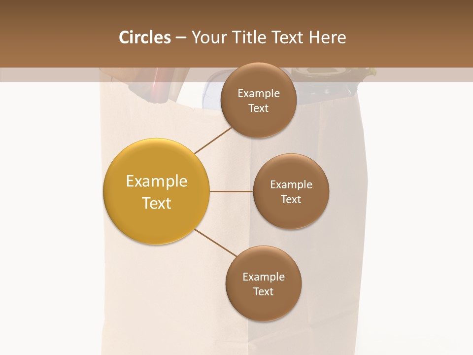 Sack Jar Food PowerPoint Template