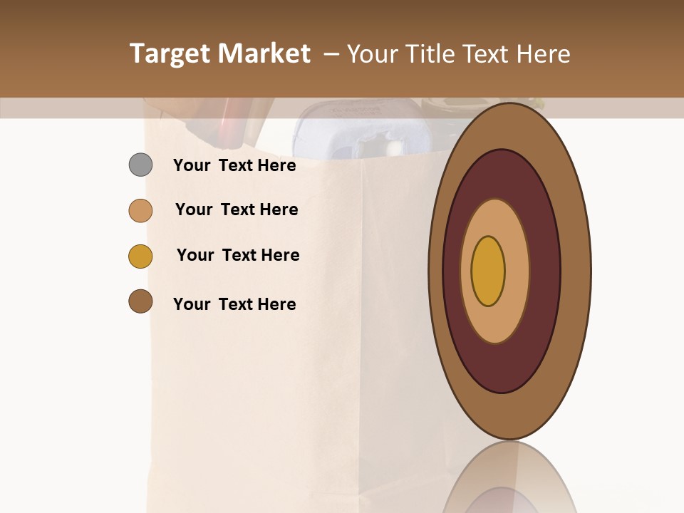 Sack Jar Food PowerPoint Template