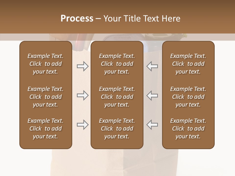 Sack Jar Food PowerPoint Template