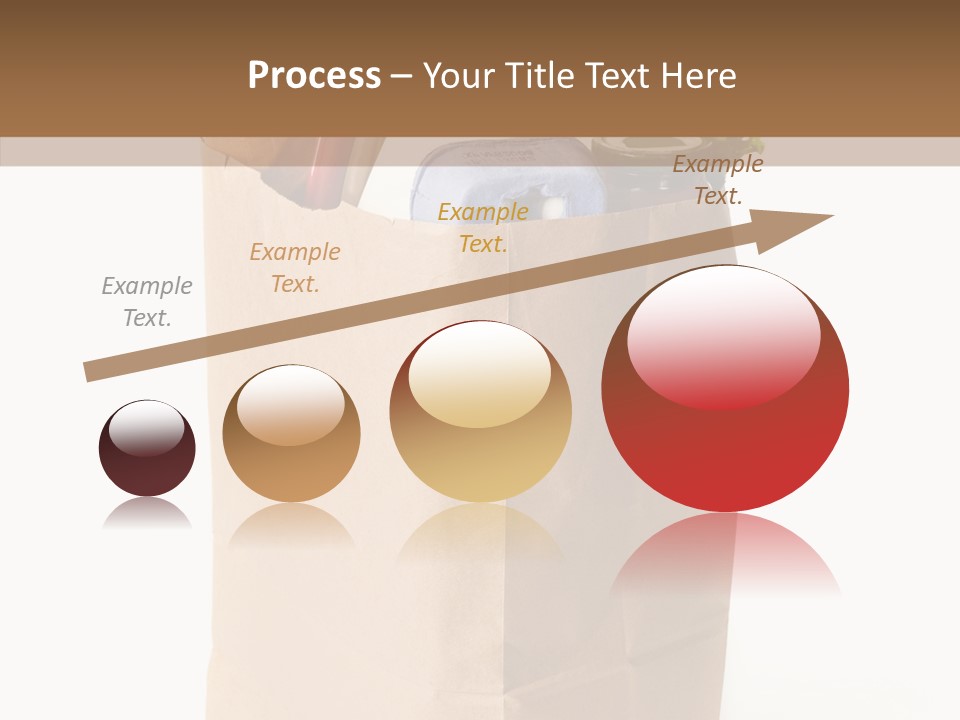 Sack Jar Food PowerPoint Template
