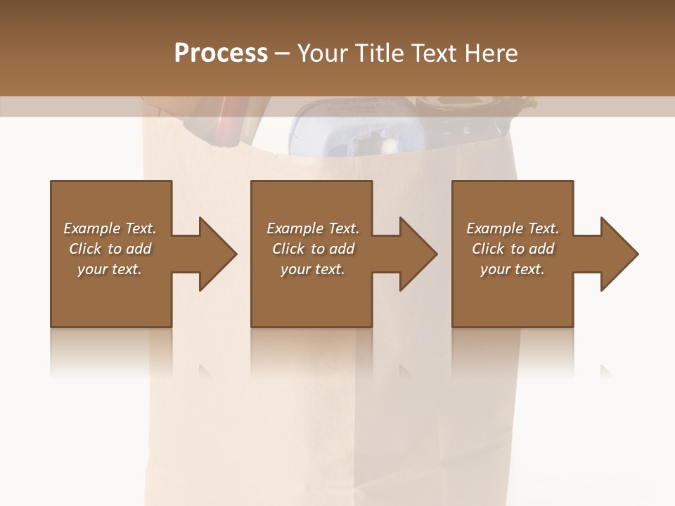 Sack Jar Food PowerPoint Template