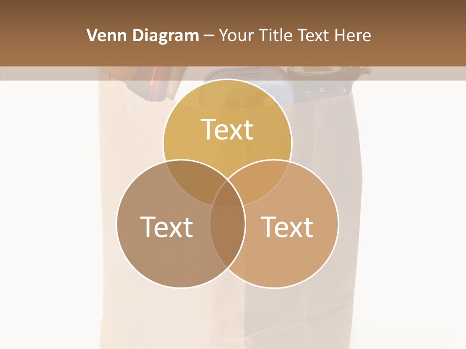 Sack Jar Food PowerPoint Template