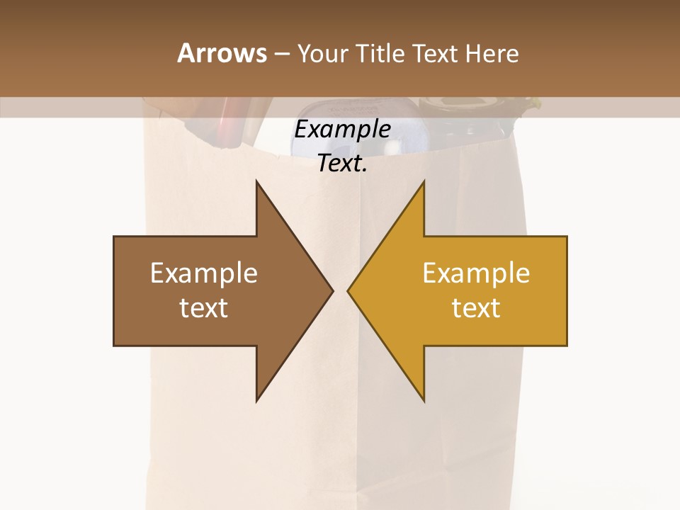 Sack Jar Food PowerPoint Template