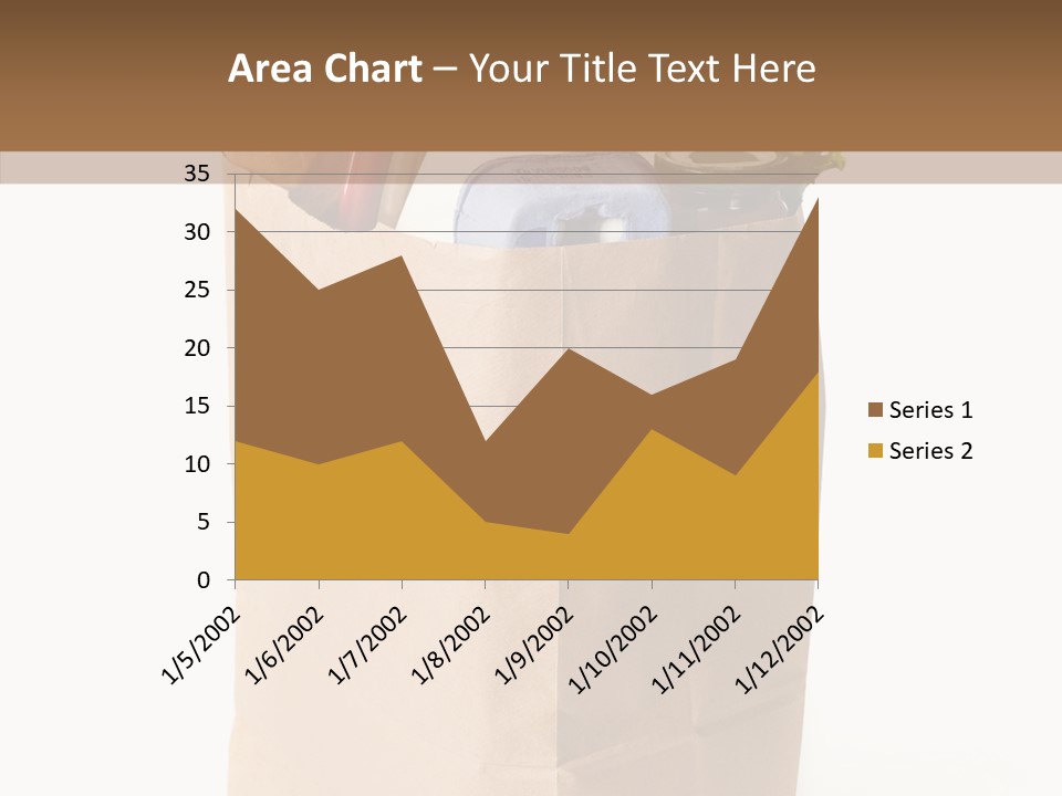 Sack Jar Food PowerPoint Template