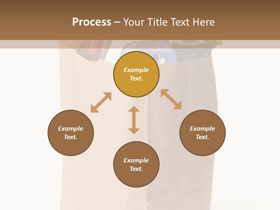 Sack Jar Food PowerPoint Template