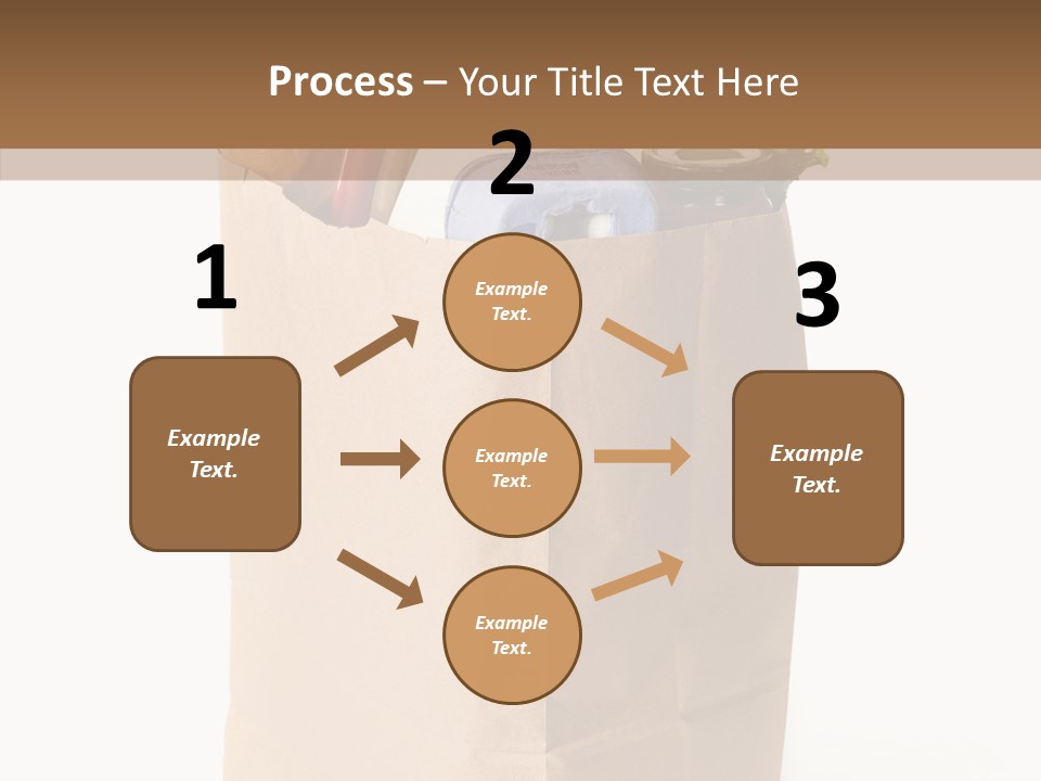 Sack Jar Food PowerPoint Template
