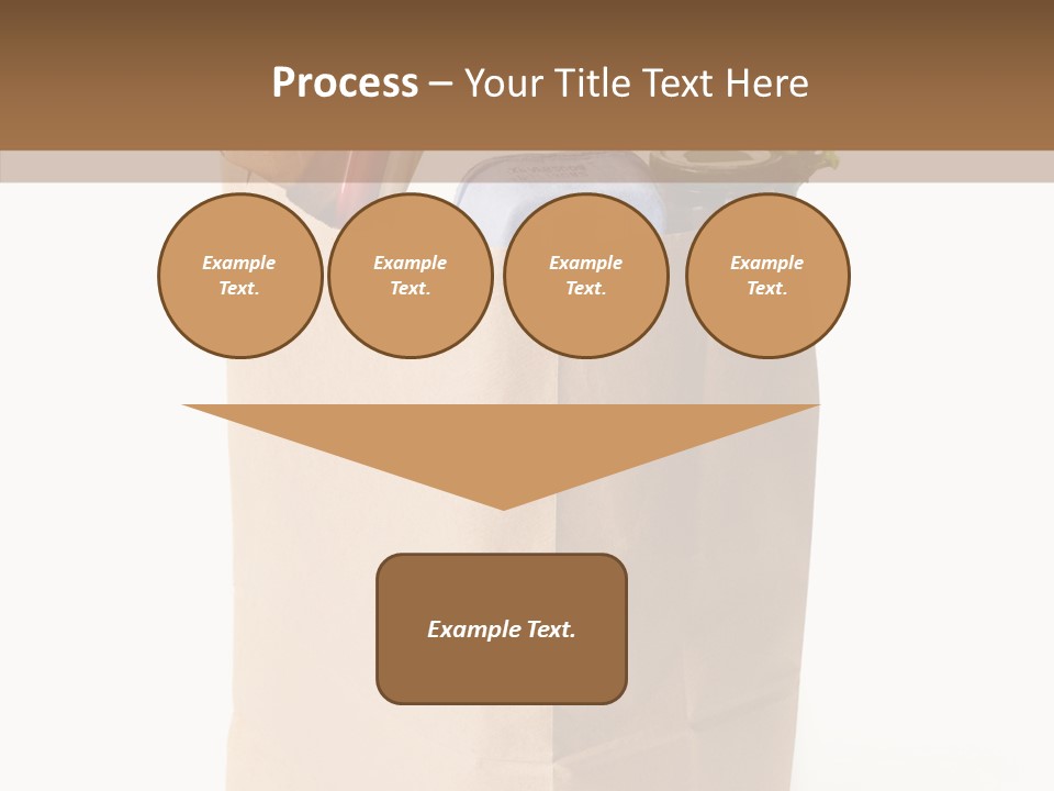 Sack Jar Food PowerPoint Template