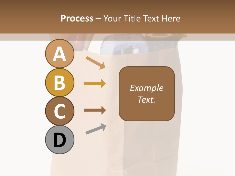 Sack Jar Food PowerPoint Template