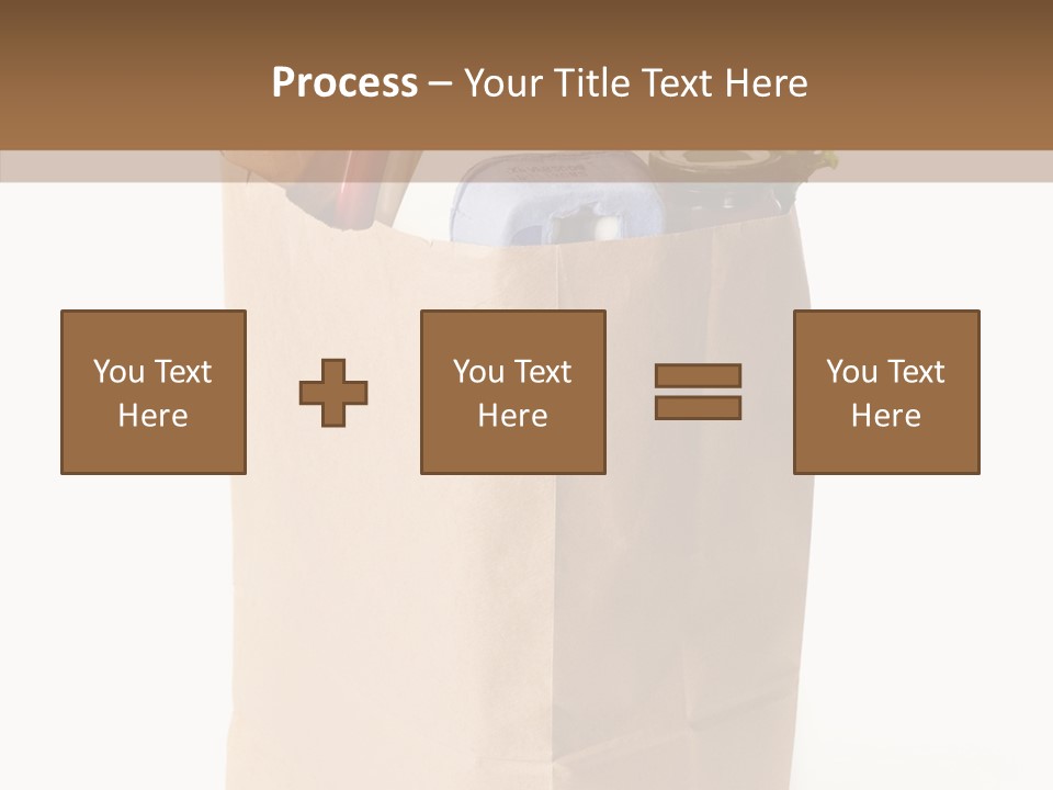 Sack Jar Food PowerPoint Template