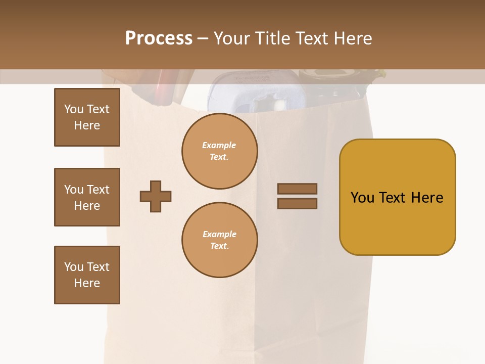 Sack Jar Food PowerPoint Template