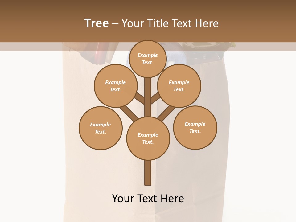 Sack Jar Food PowerPoint Template