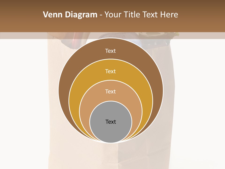 Sack Jar Food PowerPoint Template