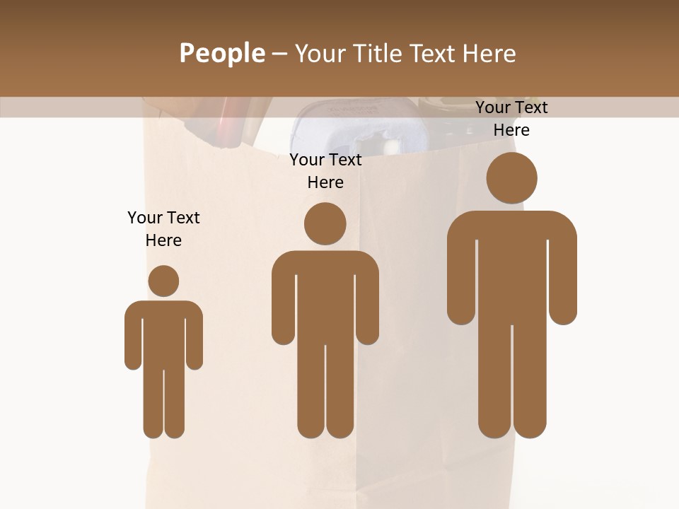 Sack Jar Food PowerPoint Template