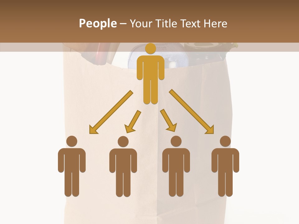 Sack Jar Food PowerPoint Template