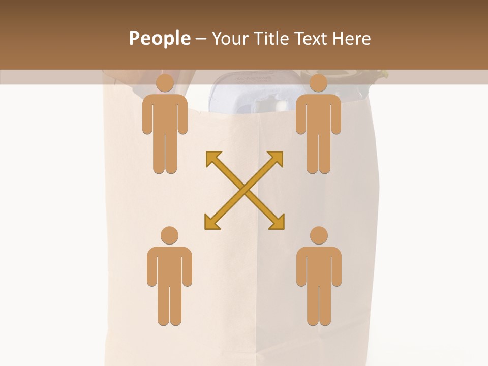 Sack Jar Food PowerPoint Template