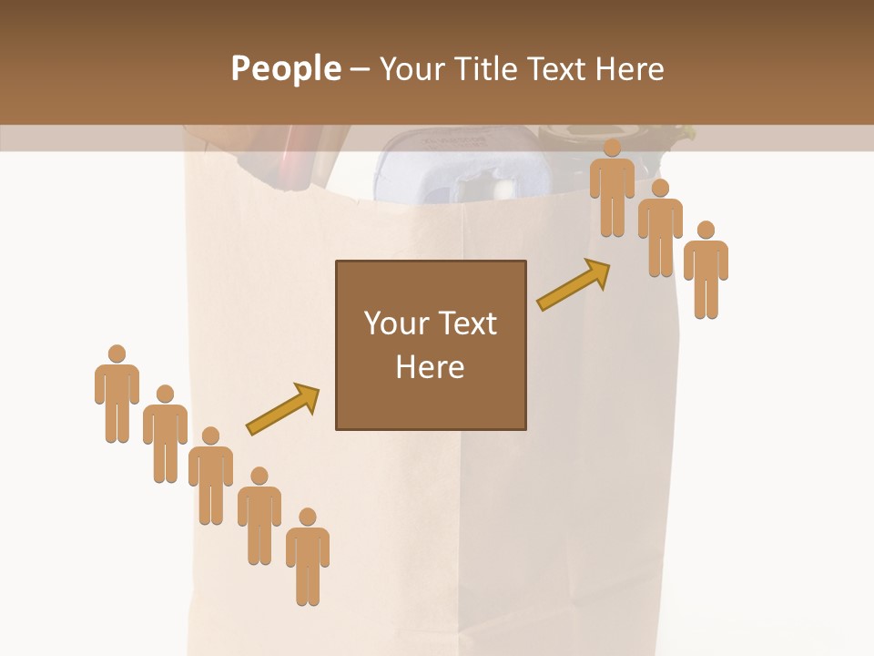 Sack Jar Food PowerPoint Template