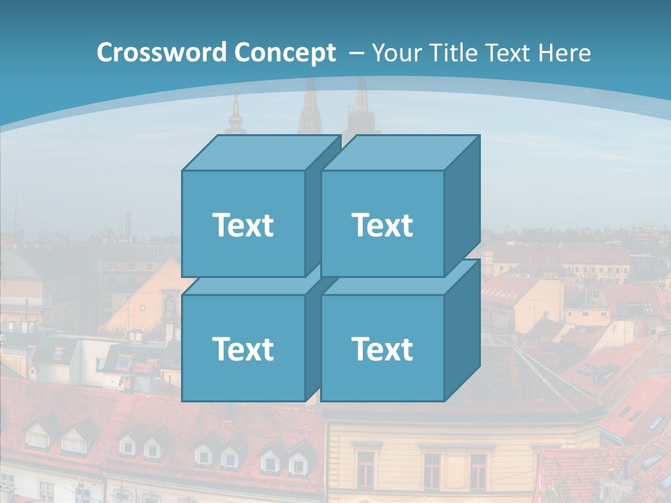 Table Trategy Figure PowerPoint Template