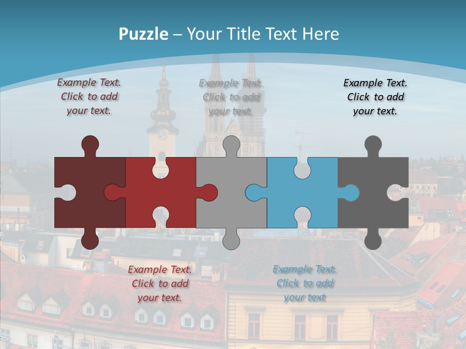 Table Trategy Figure PowerPoint Template