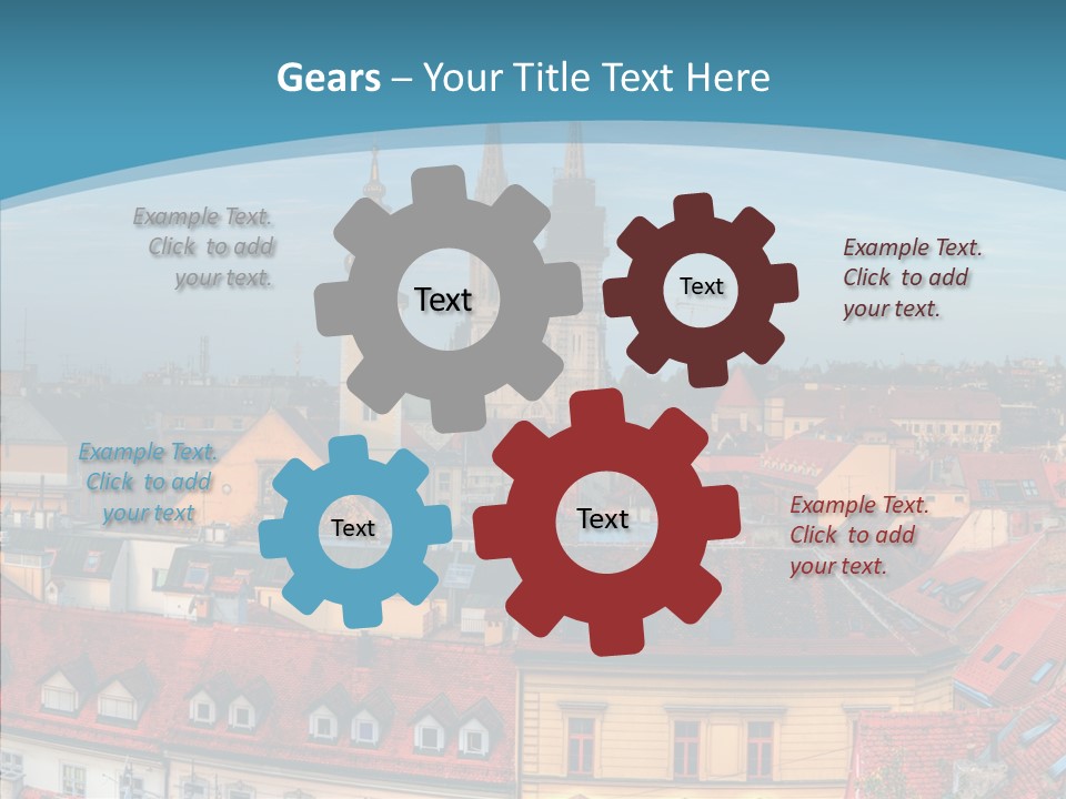 Table Trategy Figure PowerPoint Template